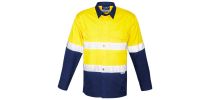 Mens Rugged Cooling Taped Hi Vis Spliced Shirt