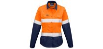 Womens Rugged Cooling Taped Hi Vis Spliced Shirt