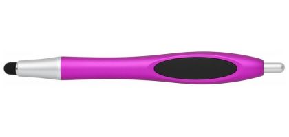Plastic ballpen, with rubber tip Sebastian