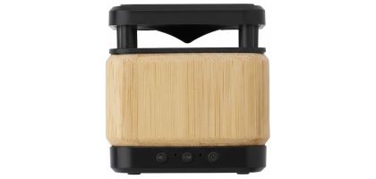 Bamboo and ABS wireless speaker and charger Nova