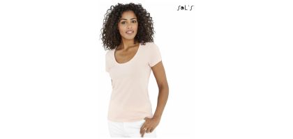 Metropolitan Women's Low-cut Round Neck T-shirt