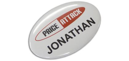 Button Badge Oval - 65 x 45mm