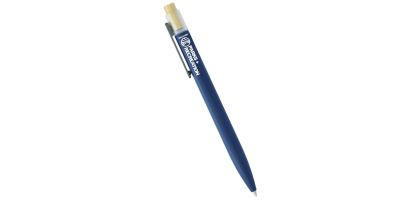 Recycled Aluminium Pen with Bamboo Clicker
