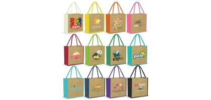 Monza Jute Tote Bag