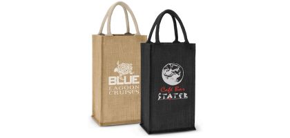 Donato Jute Double Wine Carrier