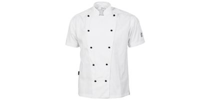 Cool-Breeze Cotton Chef Jacket - Short Sleeve