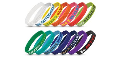Silicone Wrist Band - Debossed