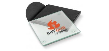 Venice Single Glass Coaster - Square