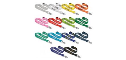 Soft Touch Logo Lanyard