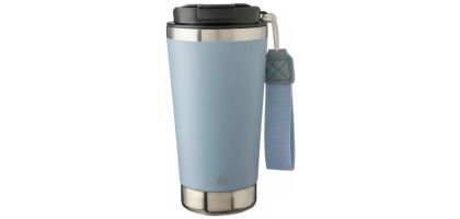 Recycled stainless steel double-walled drinking mug 500 ml Kayla
