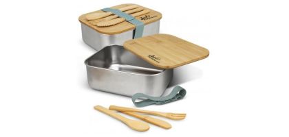 Stainless Steel Bamboo Lunch Box