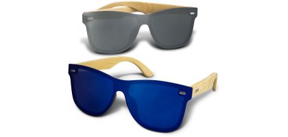 Ryder Mirror Lens Sunglasses - Bamboo