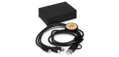 Bamboo Triple Connector Cable