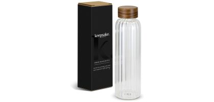 Keepsake Linear Glass Drink Bottle