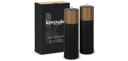 Keepsake Noir Salt and Pepper Grinders