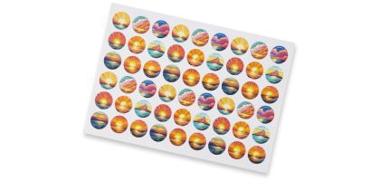 Sticker Sheet 26mm Circle - Matte