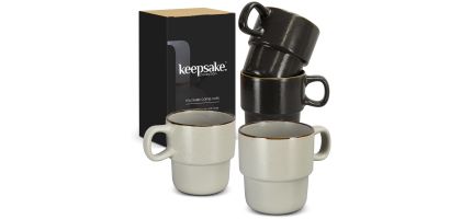 Keepsake Stackable Coffee Cup - Set of 2