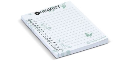 Recycled Sticky Pad 100 x 75mm - 50 Sheets