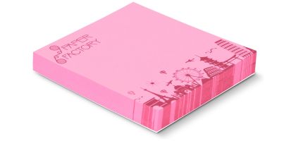 Coloured Sticky Pad 70 x 75mm - 100 Sheets