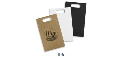 Die Cut Paper Wine Bag