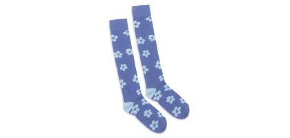 Pixel Knitted Knee-High Socks