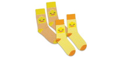 Pixel Knitted Business Socks - Set of 2