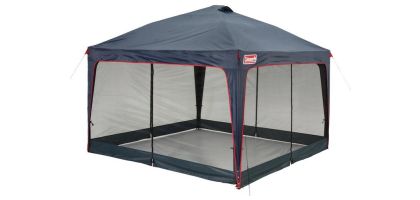 Lighted Portable Gazebo With Mesh Walls 3. 6x3. 6m