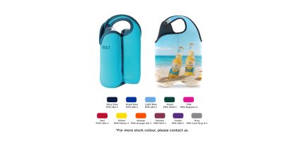 Twin Bottle Cooler with Snap Handle