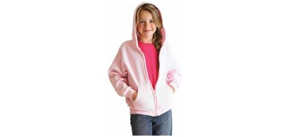 Heavy Blend Youth Full Zip Hooded Sweatshirt