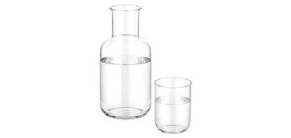Amelie Glass Carafe & Cup Set 850ml