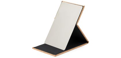 Tambour Cork Pocket Mirror