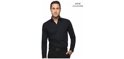 Mens Slim Fit Cotton Stretch Shirts