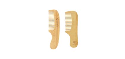 Natural Small Bamboo Comb With Handle