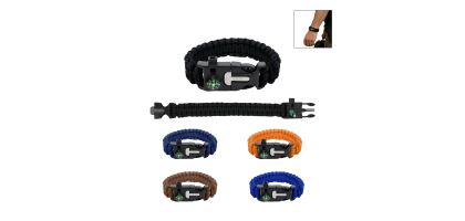 5 in 1 Survival Bracelet