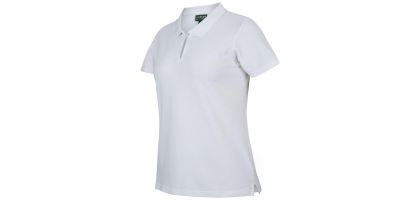 Ladies Cotton Short Sleeve Stretch Polo