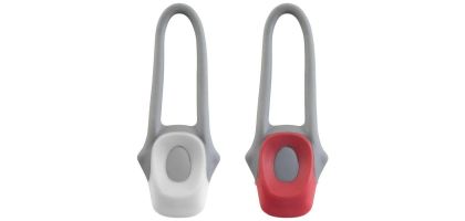 Plastic and silicone bicycle light Abigail