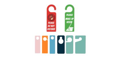 Custom Shape Acrylic Door Hanger