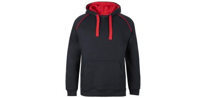 Contrast Fleecy Hoodie