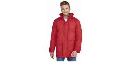 Record Unisex Fleece Lined Padded Parka