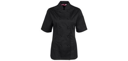 JB's Ladies Short Sleeve Chef's Jacket