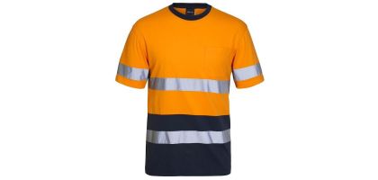 Hi Vis (D+N) Cotton T-Shirt