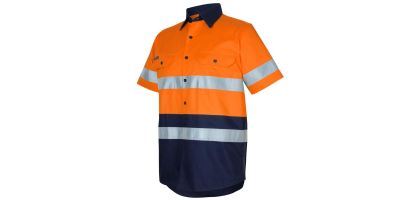 Hi Vis (D+N) Short Sleeve Work Shirt