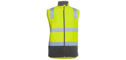 Hi Vis D+N Water Resistant Softshell Vest