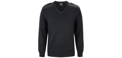 Knitted Epaulette Jumper