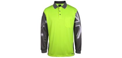 Hi Vis Long Sleeve Southern Cross Polo