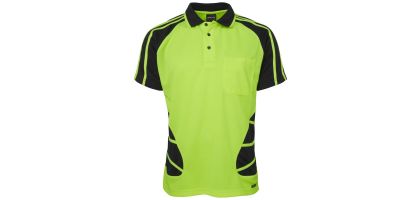 Hi Vis Short Sleeve Spider Polo