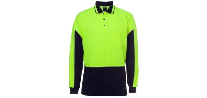 Hi Vis Long Sleeve Gap Polo