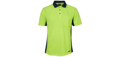 Hi Vis Short Sleeve Sport Polo