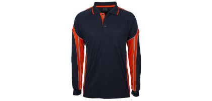 Long Sleeve Street Panel Polo