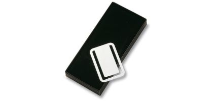 Nickel Plated Bookmark / Money Clip